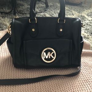 Michael Kors Black Satchel Speedy Bag
